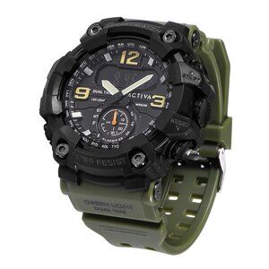 Activa X Invicta BlackOps Digital Men's Watch - 56mm, Army Green (ACW1637-002)